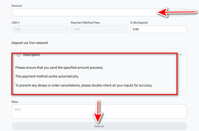 Steps to Deposit USDT via USDT-TRC20 in Kazawallet