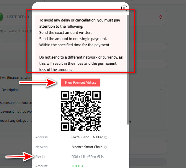 Steps to Deposit USDT via USDT-BEP20 in Kazawallet: