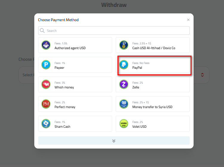 Steps to Withdraw USD to PayPal from Kazawallet