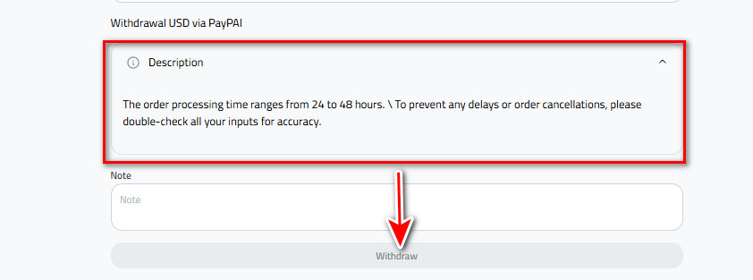 Steps to Withdraw USD to PayPal from Kazawallet