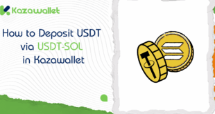 How to Deposit USDT via USDT-SOL in Kazawallet