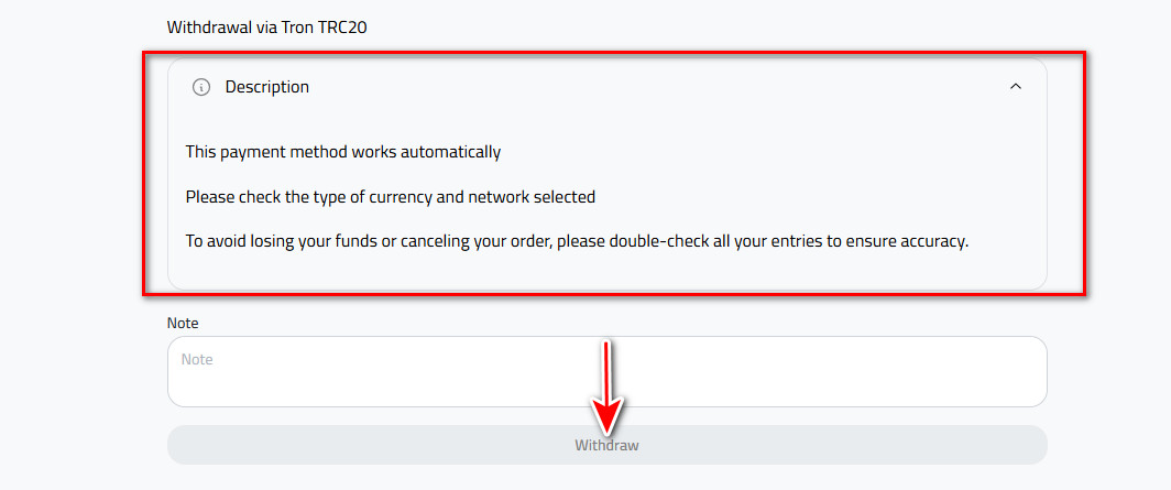 Steps to Withdraw Tron to TRON-TRC20 from Kazawallet