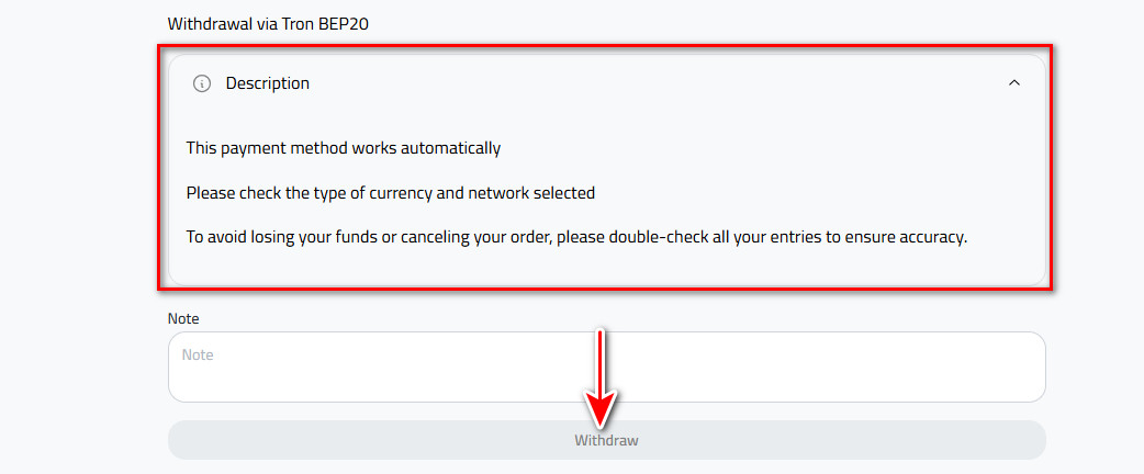 Steps to Withdraw Tron to TRON-BEP20 from Kazawallet