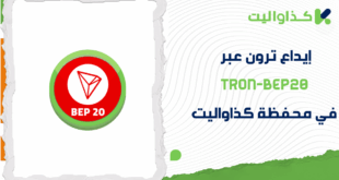 خطوات إيداع ترون عبر Tron-BEP20 في كذاواليت