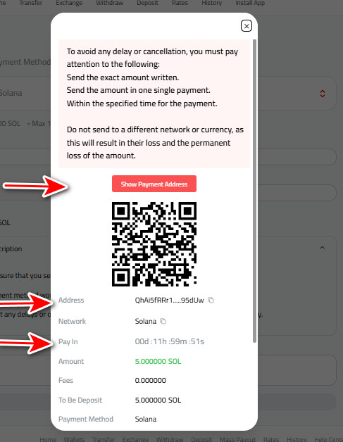 Steps to Deposit Solana into Kazawallet