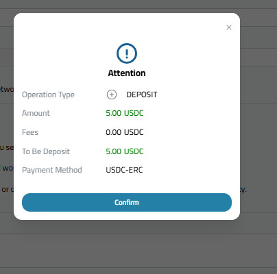 Steps to Deposit USDC via USDC-ERC into Kazawallet