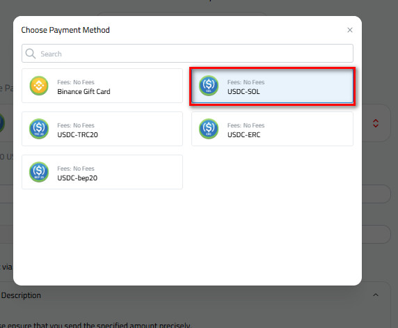 Steps to Deposit USDC via USDC-SOL into Kazawallet