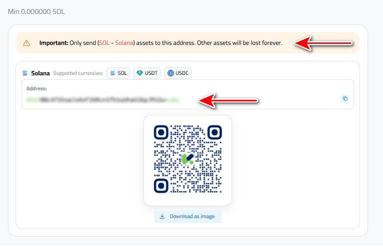 Steps to Deposit Solana into Kazawallet