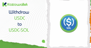 Steps to Withdraw USDC to USDC-SOL from Kazawallet