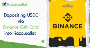 Steps to Deposit USDC via Binance Gift Card into Kazawallet