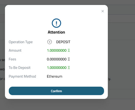 What are the steps to deposit Ethereum into Kazawallet?