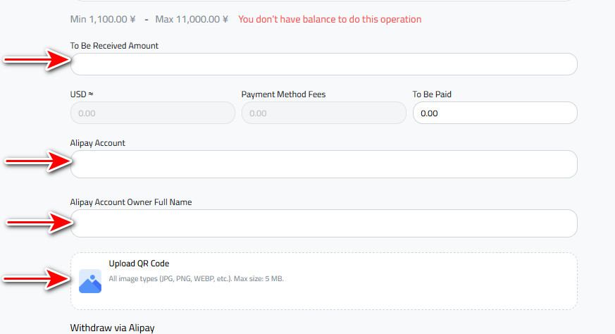 What are the Steps to withdraw Chinese Yuan to Alipay from Kazawallet?