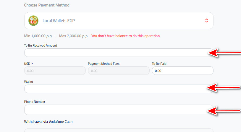 What are the steps to withdraw Egyptian Pounds to Etisalat Flous from Kazawallet?