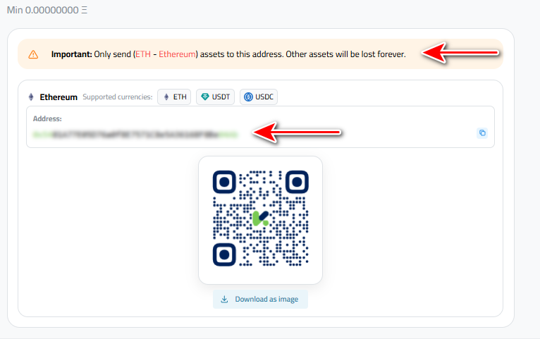 What are the steps to deposit Ethereum into Kazawallet?