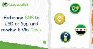 Exchange BNB to USD or Syp and receive it Via Doviz
