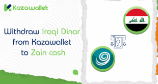 How to Withdraw Iraqi Dinar from Kazawallet to Zain cash