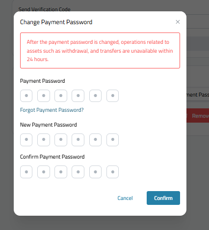 Steps to Change the Payment Password in Kazawallet