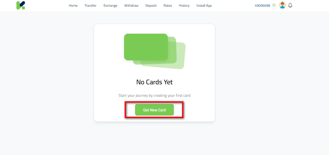 Create Kazawallet Virtual Card