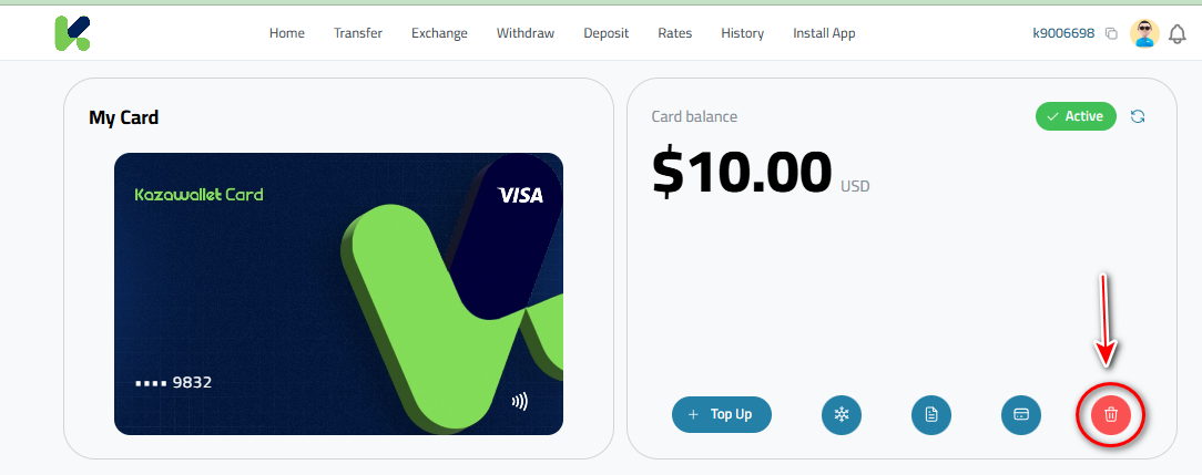 How to Cancel Kazawallet Card