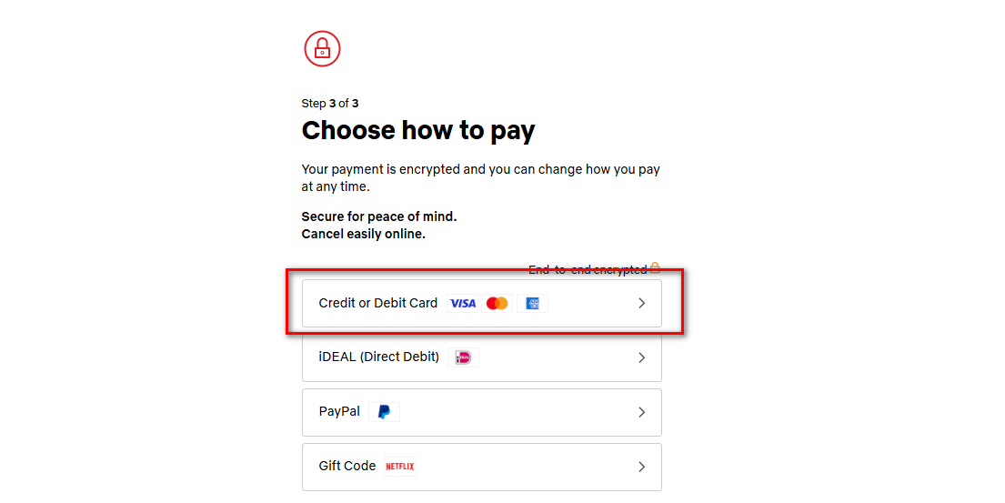 دفع اشتراك نتفلكس بالعملات الرقمية