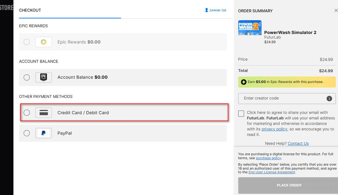 How to buy Epic Games using crypto?