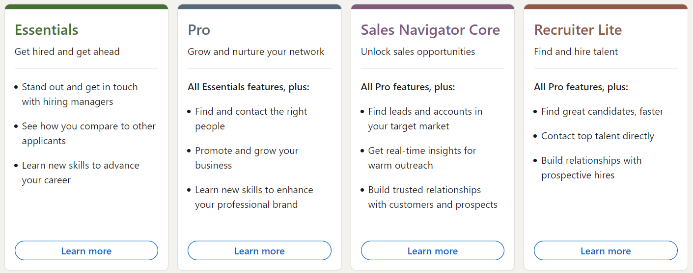 كيفية الاشتراك في LinkedIn Premium بالعملات الرقمية