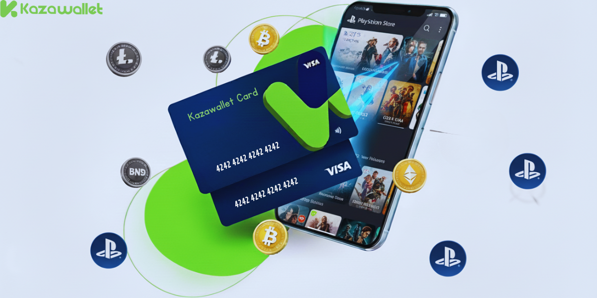 لماذا تختار بطاقة كذاواليت من أجل الدفع بالكريبتو في متجر PSN؟