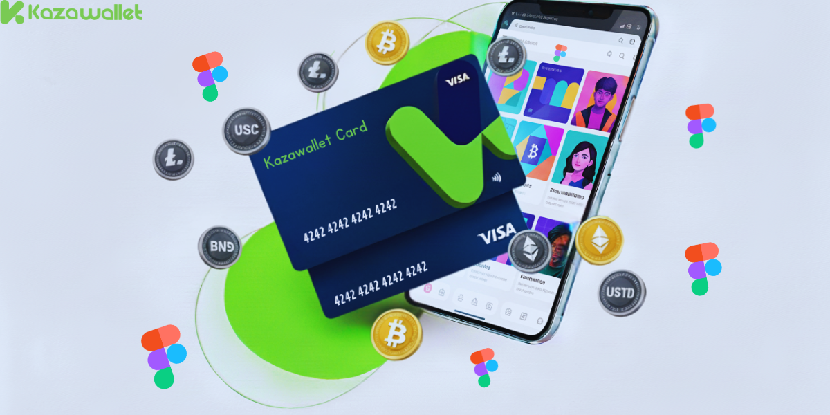 Why is the Kazawallet card the best solution for Figma subscription?