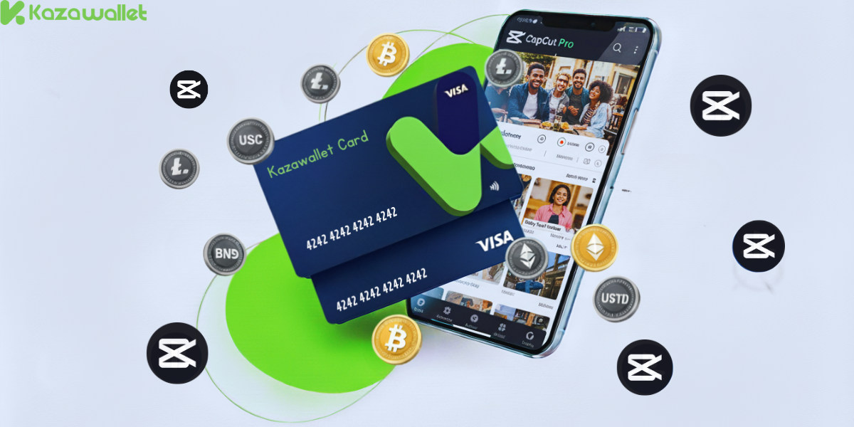 How can you pay for Capcut Pro subscription using crypto?