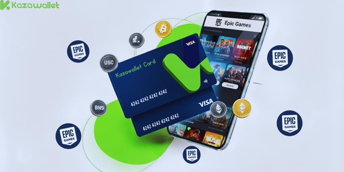 Why is the Kazawallet card the best solution for buying games with crypto?