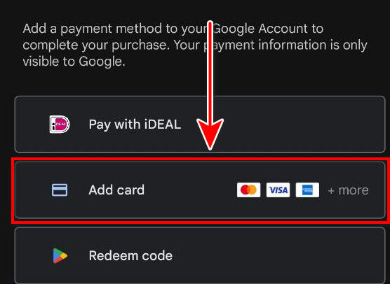 Topping up directly from within the game