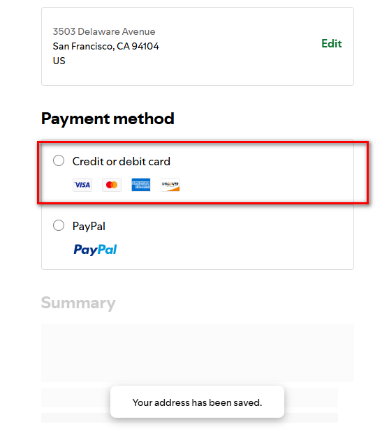 Go to the Kazawallet app and copy your card details (Number, Expiry Date, CVV). (For more details, read: How to show Kazawallet card details).