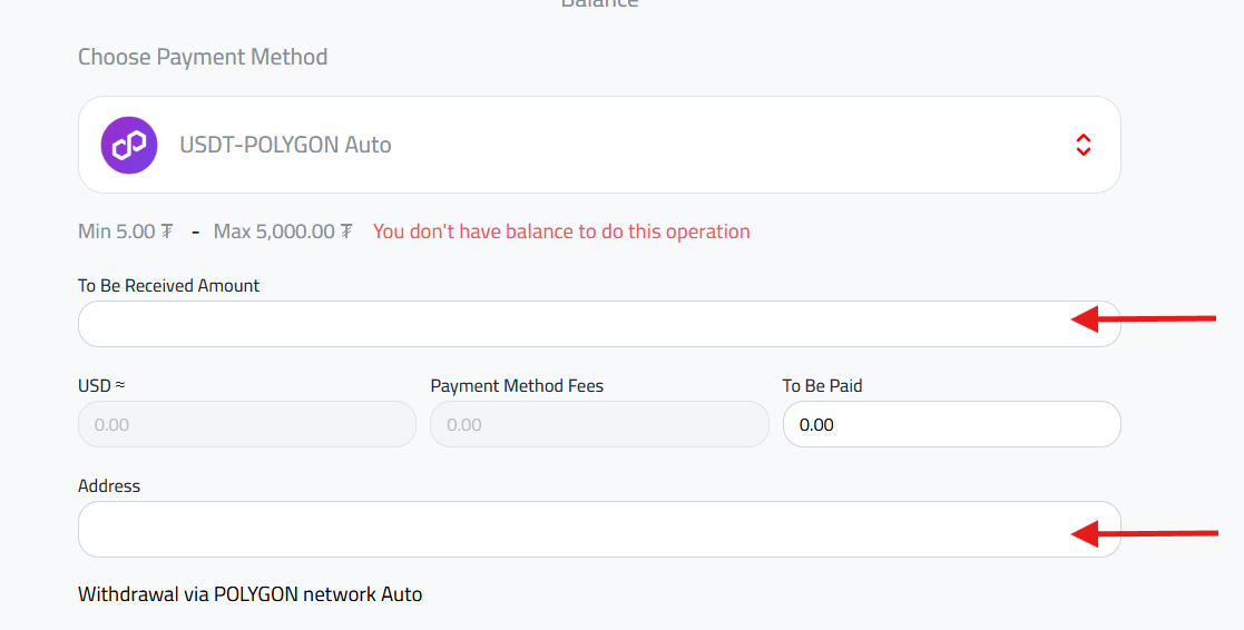 Detailed Steps to Withdraw USDT to USDT-POLYGON