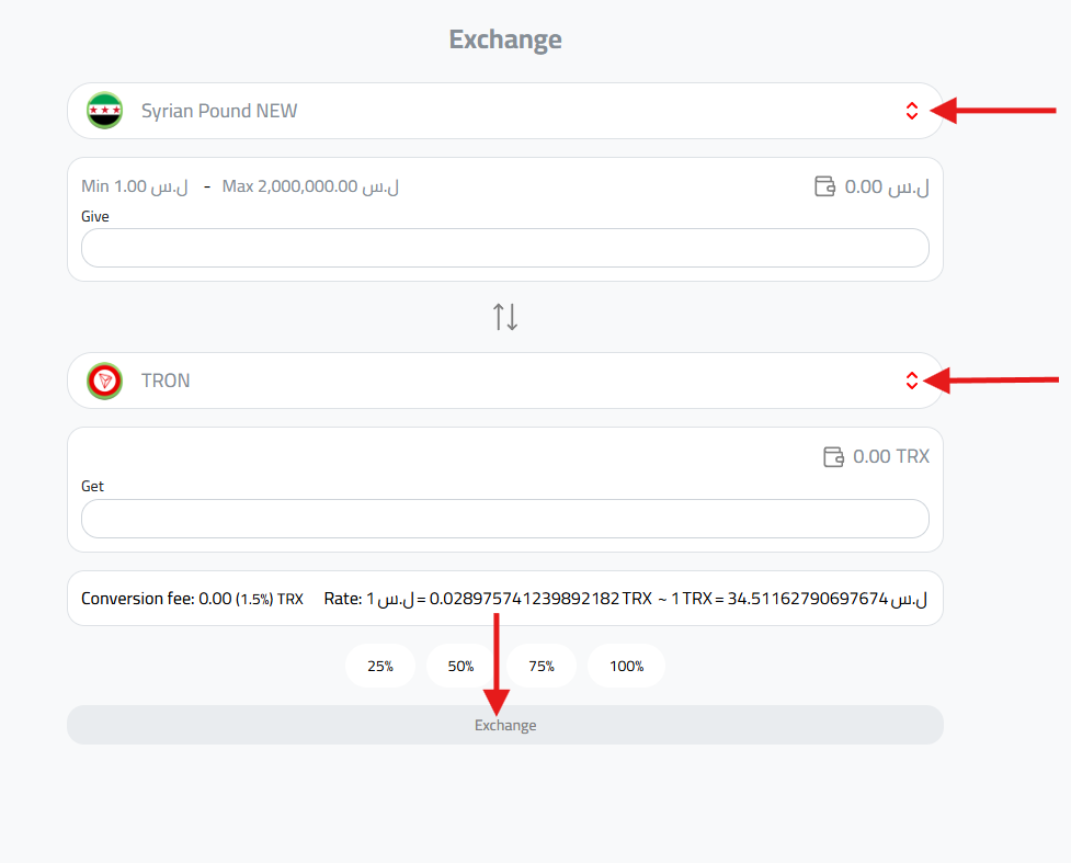 Detailed Steps to Buy Tron in Syria