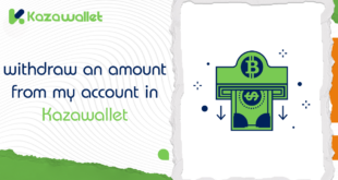 How can I withdraw an amount from my account in Kazawallet?