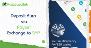 Deposit Euro via Payeer, Exchange to SYP, and Withdraw with Kazawallet