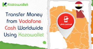 How to Transfer Money from Vodafone Cash Worldwide Using Kazawallet