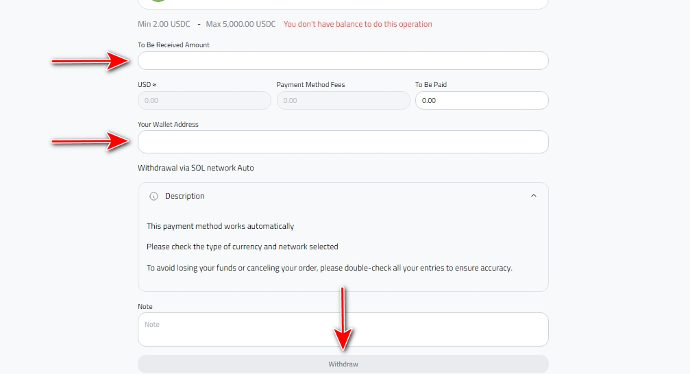 How to Withdraw USDC from Kazawallet