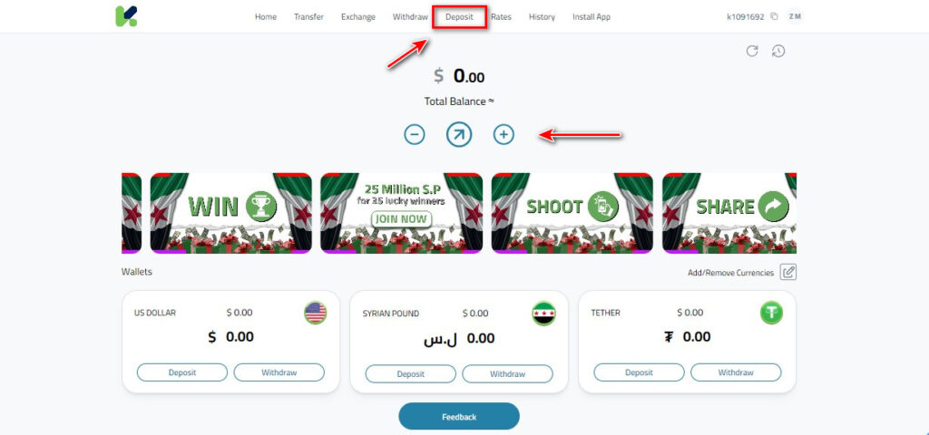 Depositing Iraqi Dinars to Kazawallet