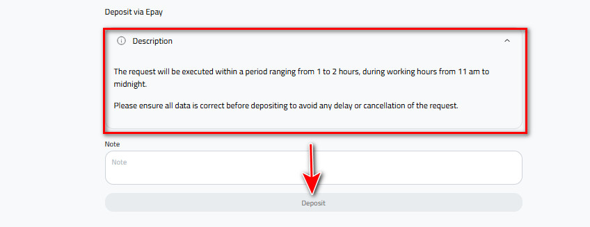 How to Deposit USD via Epay in Kazawallet