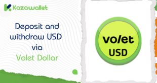 Deposit and withdraw US dollars easily via Volet Dollar with Kazawallet